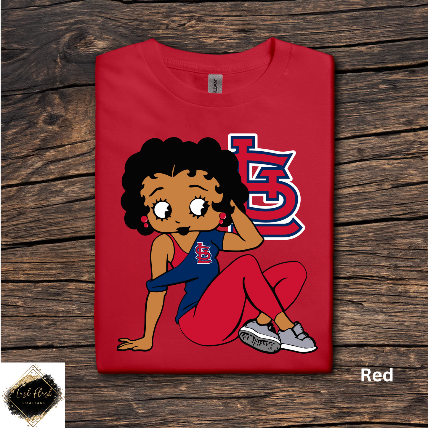 Betty Boop St. Louis Cardinals Shirt