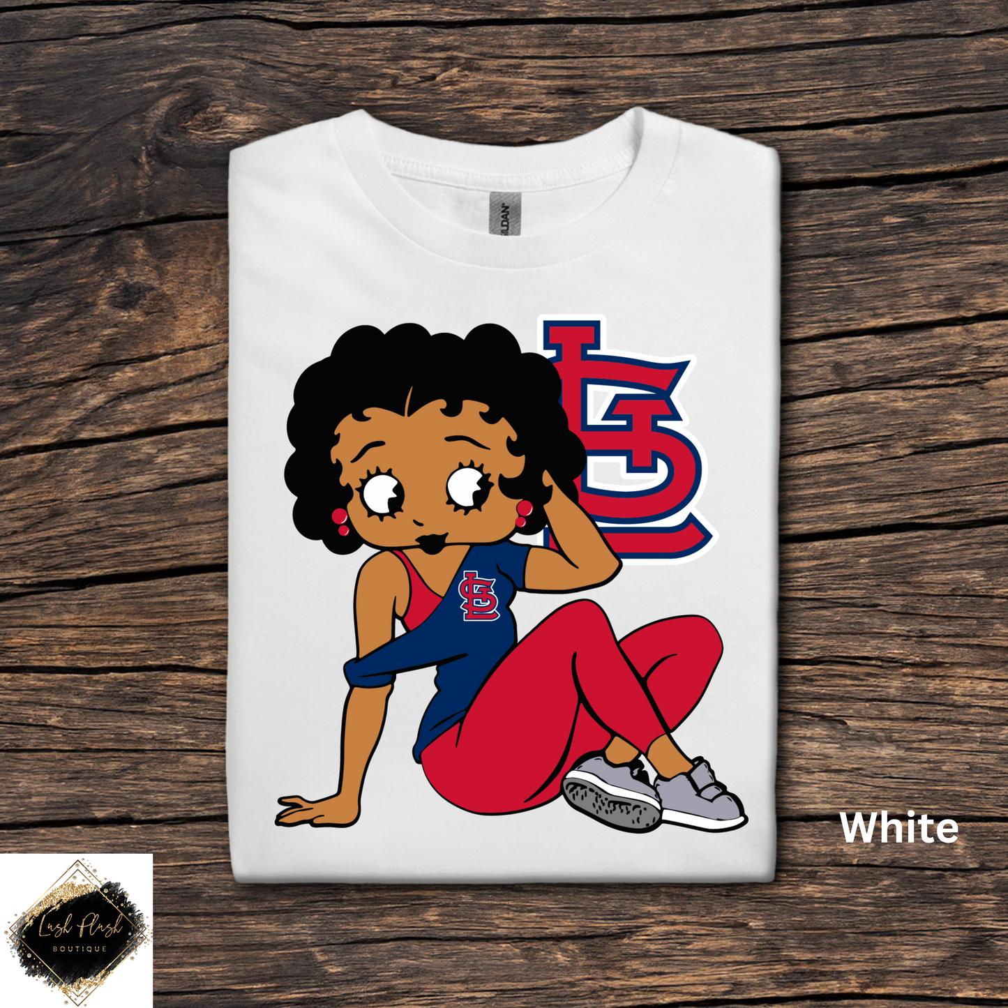 Betty Boop St. Louis Cardinals Shirt